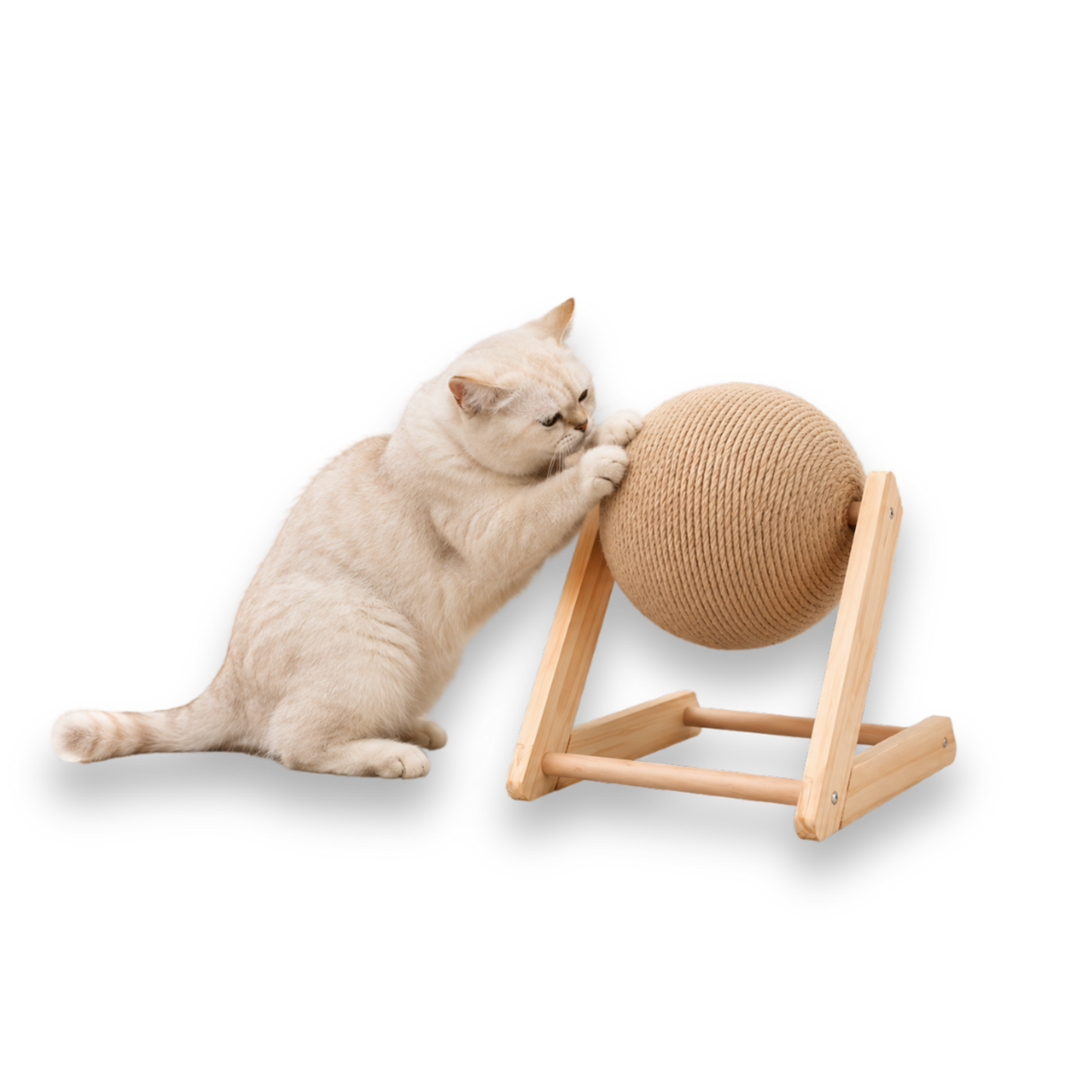 Bola rascador de Sisal para gatos  - Hecha a mano