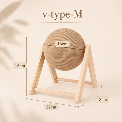 Bola rascador de Sisal para gatos  - Hecha a mano